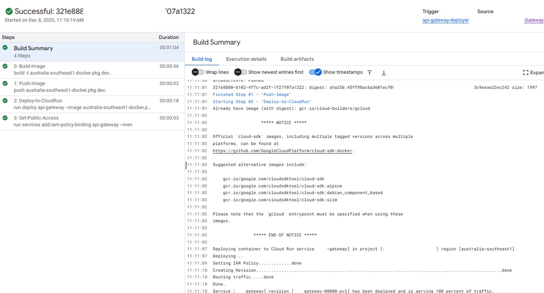 CI/CD - Google Cloud Build .NET Core